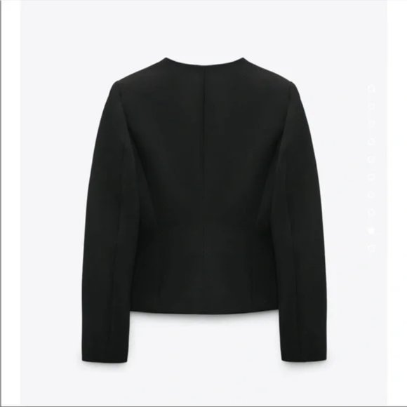 NWT Zara JEWEL BUTTON BLAZER size L - Picture 7 of 7